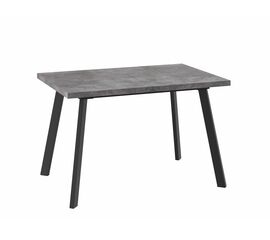 Стол Борг-140 Дымчатая керамика/черный | Интернет магазин мебели и декора LifeDekor