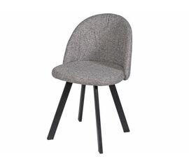 Стул ДП2-25 «Спайдер», рогожка «Графит», каркас черный матовый | Интернет магазин мебели и декора LifeDekor