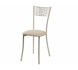 Стул Кемпер ДП2-05, кожзам Серый мрамор, каркас белый мрамор | Интернет магазин мебели и декора LifeDekor