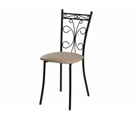 Стул Неаполь ДП2-16, кожзам Линкольн беж, каркас черный матовый | Интернет магазин мебели и декора LifeDekor