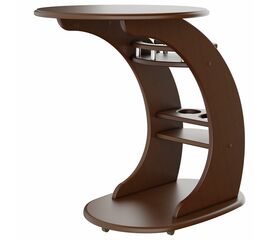 Стол придиванный Люкс орех Л | Интернет магазин мебели и декора LifeDekor