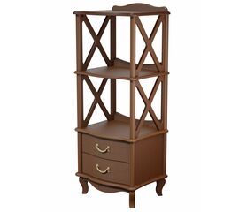 Этажерка Джульетта 2 уровня, орех Л | Интернет магазин мебели и декора LifeDekor