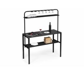 Стол Нари 125х50х171 файерстоун / черный матовый | Интернет магазин мебели и декора LifeDekor