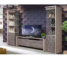 Гостиная «Монако», Сосна натуральная/Дуб шале графит | Интернет магазин мебели и декора LifeDekor