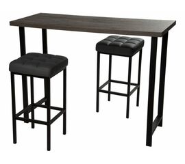 Обеденная группа (Консоль барная и 2 стула Камелот), кожзам D6 | Интернет магазин мебели и декора LifeDekor