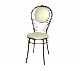 Стул «Ретро» ДП2-23, кожзам Bengal белый, каркас Арабискат | Интернет магазин мебели и декора LifeDekor