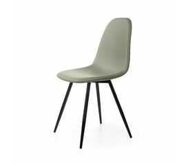 Стул TED, нанокожа Palermo 03, серый | Интернет магазин мебели и декора LifeDekor