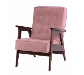 Кресло РЕТРО (темный тон / RS 12 - розовый) | Интернет магазин мебели и декора LifeDekor