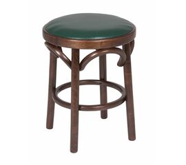 Табурет Венский мягкий (темный тон, экокожа Зеленая) | Интернет магазин мебели и декора LifeDekor