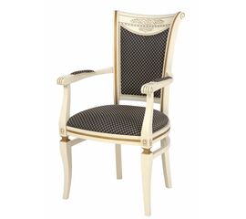 Кресло Милорд №11-S (1013+пат. золото/ткань Luiza com Black) | Интернет магазин мебели и декора LifeDekor