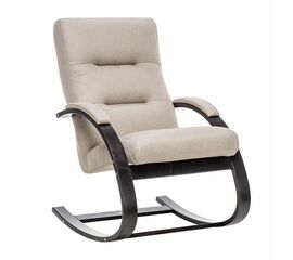 Кресло-качалка Милано  (Венге текстура/ткань Малмо 05) | Интернет магазин мебели и декора LifeDekor