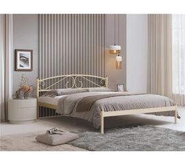 Кровать двуспальная Флоренция (120х200/металлическое основание / Бежевый) | Интернет магазин мебели и декора LifeDekor