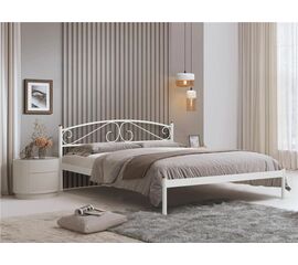 Кровать двуспальная Флоренция (140х200/металлическое основание / Белый) | Интернет магазин мебели и декора LifeDekor