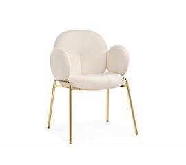 Стул Kalipso white / gold | Интернет магазин мебели и декора LifeDekor