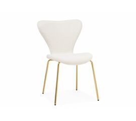 Стул Solo white / gold | Интернет магазин мебели и декора LifeDekor