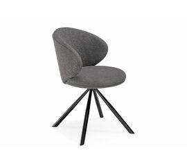 Стул Solomon крутящийся gray / black | Интернет магазин мебели и декора LifeDekor