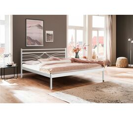 Кровать Мираж 120х200 (металлическое основание/Белый) | Интернет магазин мебели и декора LifeDekor