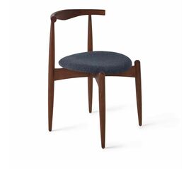 Стул Noble графит, опора бук коричневый | Интернет магазин мебели и декора LifeDekor