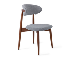 Стул Glory серый, опора бук коричневый | Интернет магазин мебели и декора LifeDekor