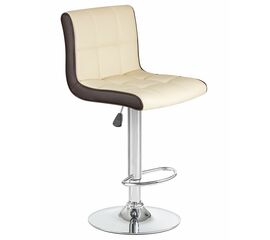 Стул барный DOBRIN CANDY, кремово-коричневый, Вариант: кремово-коричневый | Интернет магазин мебели и декора LifeDekor