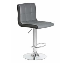 Стул барный DOBRIN CANDY, светло-серый-чёрный, Вариант: светло-серый-чёрный | Интернет магазин мебели и декора LifeDekor