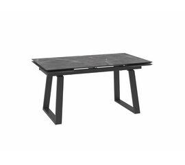 Стол Барон 160, Камень тёмный  Compakt cer/Чёрный | Интернет магазин мебели и декора LifeDekor
