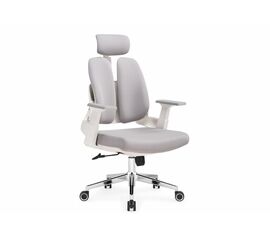 Компьютерное кресло Hiba gray / chrome | Интернет магазин мебели и декора LifeDekor