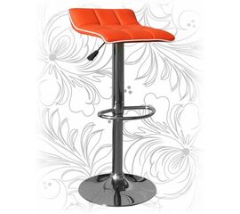 Стул барный LM-5014, оранжево-белый, Вариант: оранжево-белый | Интернет магазин мебели и декора LifeDekor