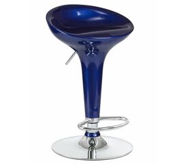 Стул барный DOBRIN BOMBA, синий металлик, Вариант: синий металлик | Интернет магазин мебели и декора LifeDekor