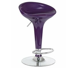Стул барный DOBRIN BOMBA, фиолетовый металлик, Вариант: фиолетовый металлик | Интернет магазин мебели и декора LifeDekor