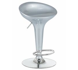 Стул барный DOBRIN BOMBA, серебряный металлик, Вариант: серебряный металлик | Интернет магазин мебели и декора LifeDekor