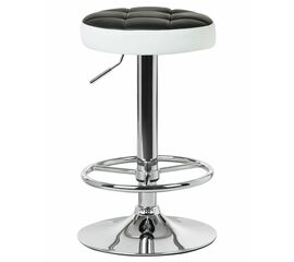 Табурет барный DOBRIN BRUNO, чёрно-белый, Вариант: чёрно-белый | Интернет магазин мебели и декора LifeDekor