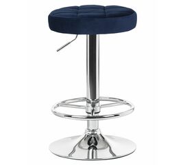Табурет барный DOBRIN BRUNO, синий велюр (MJ9-117), Вариант: синий велюр (MJ9-117) | Интернет магазин мебели и декора LifeDekor