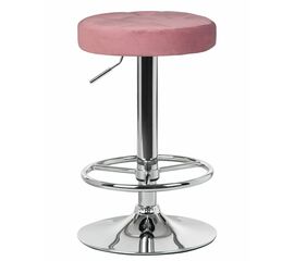 Табурет барный DOBRIN BRUNO, пудрово-розовый велюр (MJ9-32), Вариант: пудрово-розовый велюр (MJ9-32) | Интернет магазин мебели и декора LifeDekor