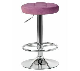 Табурет барный DOBRIN BRUNO, пудрово-сиреневый велюр (MJ9-52), Вариант: пудрово-сиреневый велюр (MJ9-52) | Интернет магазин мебели и декора LifeDekor