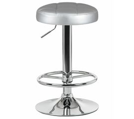 Табурет барный DOBRIN BRUNO, серебряный, Вариант: серебряный | Интернет магазин мебели и декора LifeDekor