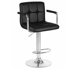 Стул барный DOBRIN KRUGER ARM, чёрный, Вариант: чёрный | Интернет магазин мебели и декора LifeDekor