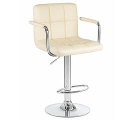 Стул барный DOBRIN KRUGER ARM, кремовый, Вариант: кремовый | Интернет магазин мебели и декора LifeDekor