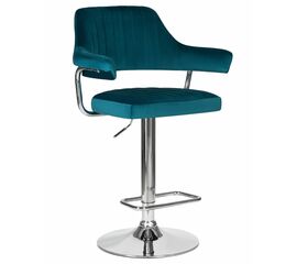 Стул барный DOBRIN CHARLY, морской волны велюр (MJ9-99), Вариант: морской волны велюр (MJ9-99) | Интернет магазин мебели и декора LifeDekor