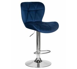 Стул барный DOBRIN BARNY, синий велюр (MJ9-117), Вариант: синий велюр (MJ9-117) | Интернет магазин мебели и декора LifeDekor