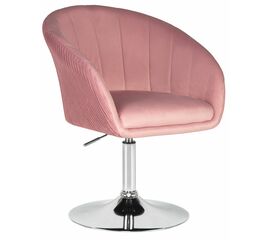 Кресло дизайнерское DOBRIN EDISON, розовый велюр (1922-16), Вариант: розовый велюр (1922-16) | Интернет магазин мебели и декора LifeDekor
