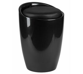 Табурет с местом для хранения LM-1100, чёрный, Вариант: чёрный | Интернет магазин мебели и декора LifeDekor