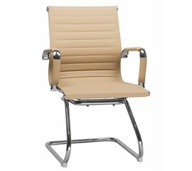 Офисное кресло для посетителей DOBRIN CODY, бежевый, Вариант: бежевый | Интернет магазин мебели и декора LifeDekor