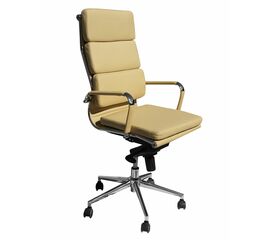 Офисное кресло для руководителей DOBRIN ARNOLD, бежевый, Вариант: бежевый | Интернет магазин мебели и декора LifeDekor