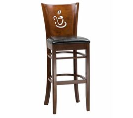 Стул барный DOBRIN JERRY BAR, шоколад, чёрный, Вариант: шоколад, чёрный | Интернет магазин мебели и декора LifeDekor