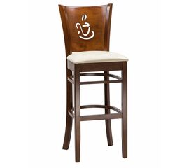 Стул барный DOBRIN JERRY BAR, шоколад, кремовый, Вариант: шоколад, кремовый | Интернет магазин мебели и декора LifeDekor