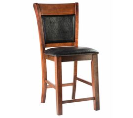 Стул полубарный DOBRIN ALAN COUNTER, эспрессо, чёрный, Вариант: эспрессо, чёрный | Интернет магазин мебели и декора LifeDekor