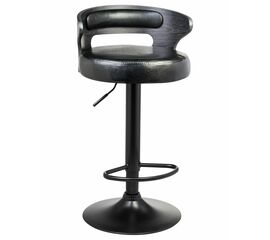 Стул барный DOBRIN FRED BLACK, чёрное дерево, чёрный, Вариант: чёрное дерево, чёрный | Интернет магазин мебели и декора LifeDekor