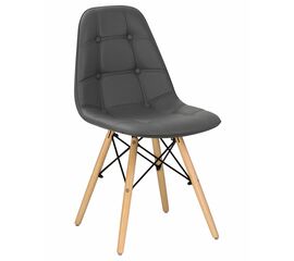 Стул обеденный DOBRIN BENNET, ножки светлый бук, серый, Вариант: ножки светлый бук, серый | Интернет магазин мебели и декора LifeDekor