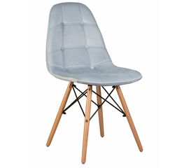 Стул обеденный DOBRIN BENNET, ножки светлый бук, пудрово-голубой велюр (HLR-15), Вариант: ножки светлый бук, пудрово-голубой велюр (HLR-15) | Интернет магазин мебели и декора LifeDekor